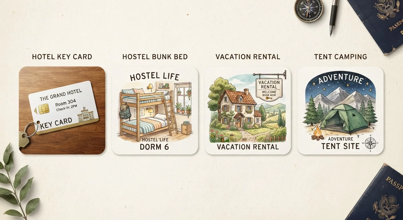 Accommodation Types Explained: Hotels, Hostels, Vacation Rentals, and More