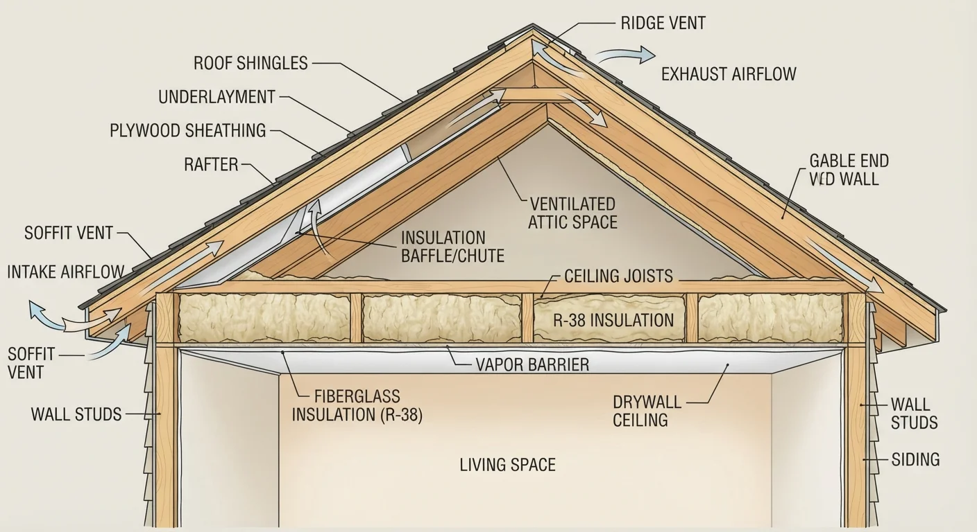 Attic Insulation and Ventilation: What the Numbers Actually Mean