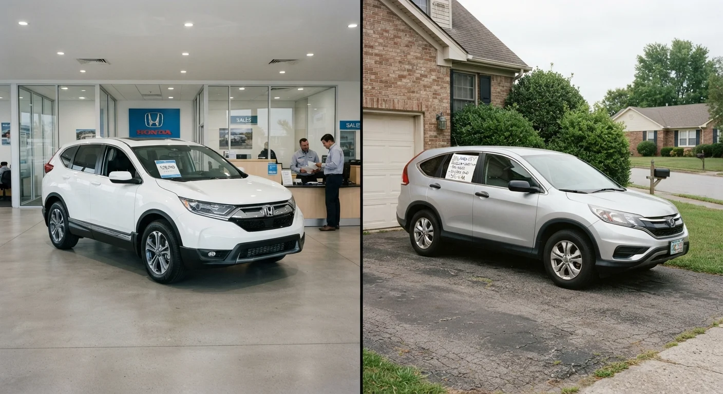 Buying at a Dealership vs. Buying From a Private Seller