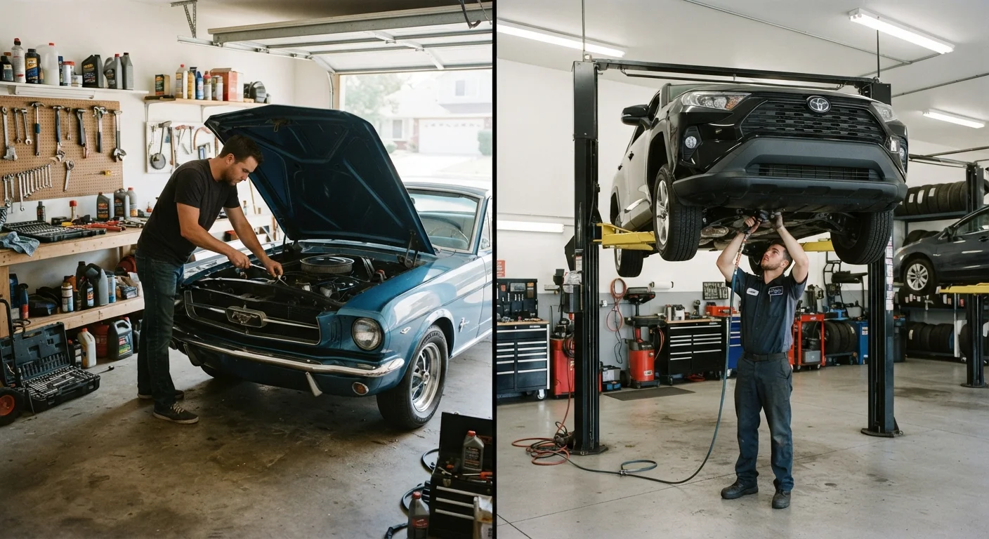 DIY Car Maintenance vs. Taking It to a Mechanic