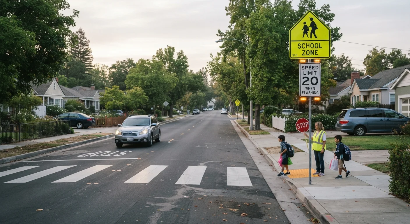 Driving Through a School Zone: Rules, Risks, and Common Violations
