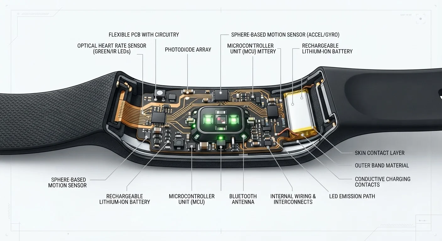 Everything Inside a Fitness Tracker (And What It's Actually Measuring)