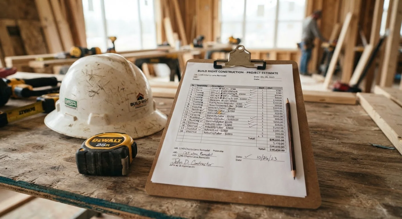 Reading a Contractor Quote: What the Line Items Actually Mean