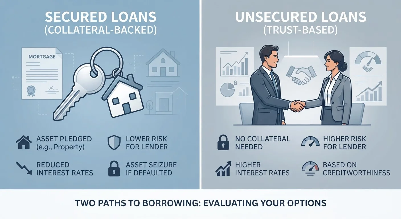 Secured vs. Unsecured Credit: What the Difference Means for Borrowers